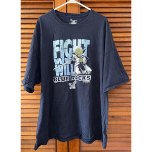 Wilmington Blue Rocks Fight We Will Baby Yoda T-Shirt Adult XXXL 3XL